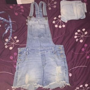 denim overalls
